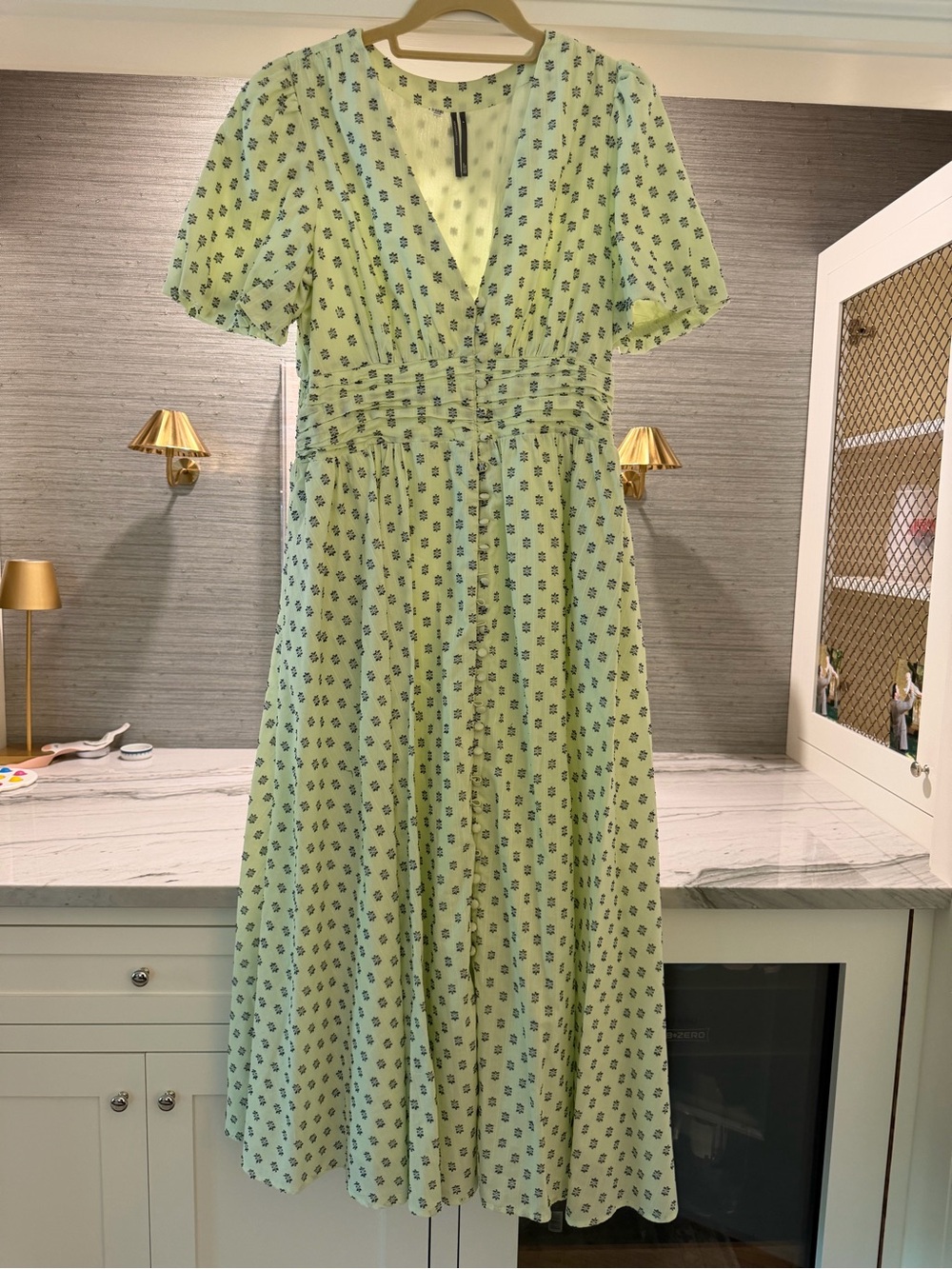 Anthropologie THE KATERINA BUTTON-FRONT DRESS: TEXTURED EDITION - Picture 2 of 4